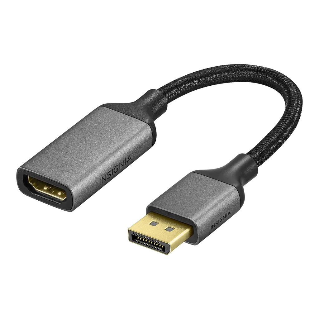 67dd9bd4-131c-470e-a259-3178702b4cbb.jpg Insignia™ - 8K DisplayPort to HDMI Adapter - Black