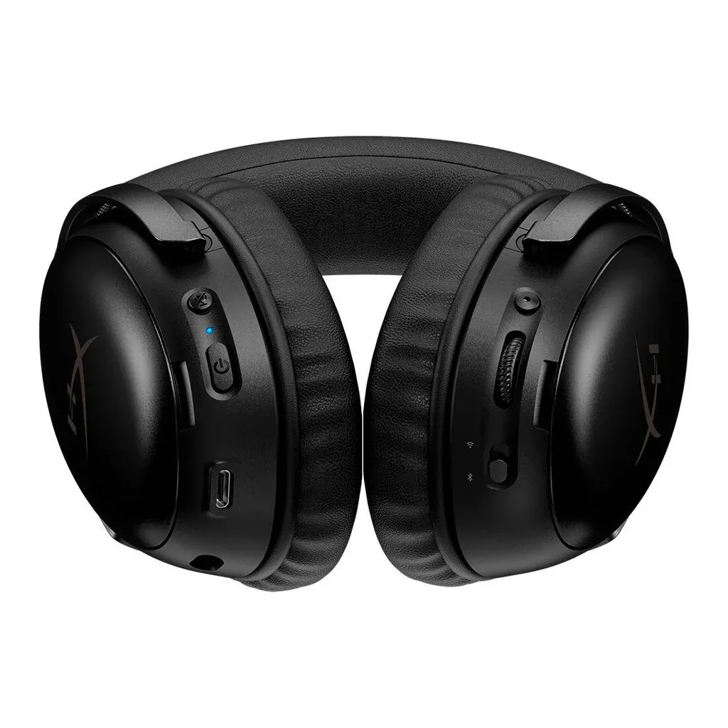 6851bc5f80b03e30727ede349153897b-hi.jpg HyperX Cloud III S Wireless Gaming Headphones, 53mm Angled Drivers, Memory Foam Padding, Premium Leatherette Surface, Electret Condenser Microphone, Polar Pattern, Black