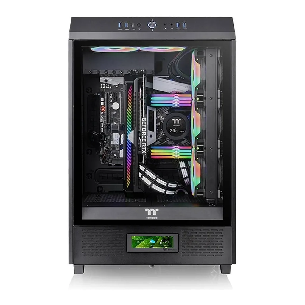 Thermaltake LCD Panel Kit for The Tower 500, Black | AC-062-OO1NAN-A1 - Image 2 Thermaltake LCD Panel Kit for The Tower 500, Black | AC-062-OO1NAN-A1