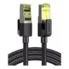 697fdb3948ec2a2fd0e781297885d11c-hi.jpg UGREEN Cat 7 Shielded RJ45 Ethernet Cable 5M Braided Round Network LAN Cable 10Gbps High-Speed Internet Cable 600MHz Bandwidth for Router Modem, Black