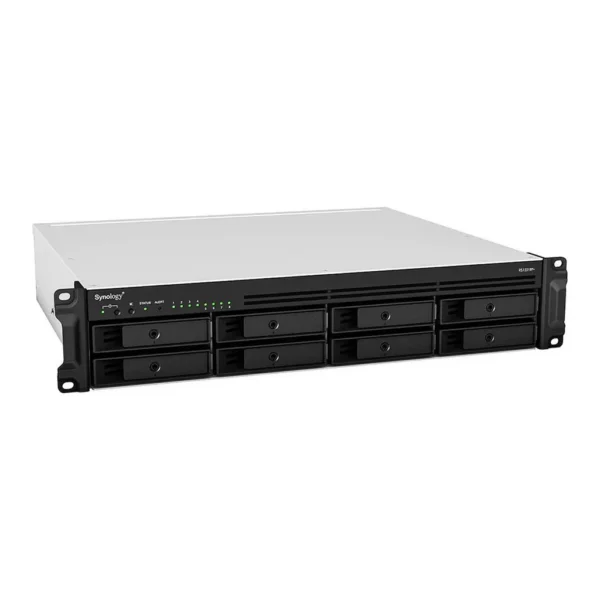 6b6829f9c89485ec4758cb611164b73e-hi.jpg Synology RS1221RP+ RackStation NAS Server, 8 Bay, AMD Ryzen V1500B Quad Core, 4GB DDR4 ECC RAM, Redundant Power Supply, 4 Gigabit LAN Ports, 2U Rackmount, DSM Operating System | RS1221RP+