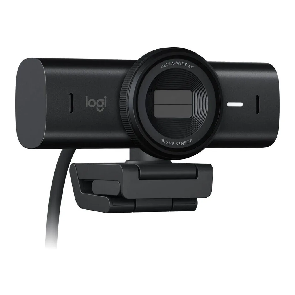 6c103ebc0ebfe04704d195749e731b5f-hi.jpg Logitech MX Brio 4K Ultra HD Collaboration & Streaming Webcam, Advanced Autofocus Type, 8.5MP Sony STARVIS Image Sensor, Glass Lens, Dual Beamforming Microphone, 4x Digital Zoom, Black