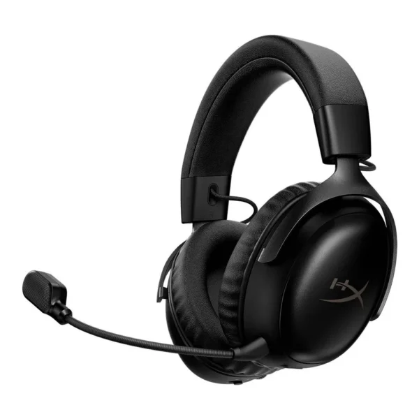6c99968adf05a00c25feff97d5640ccb-hi.jpg HyperX Cloud III S Wireless Gaming Headphones, 53mm Angled Drivers, Memory Foam Padding, Premium Leatherette Surface, Electret Condenser Microphone, Polar Pattern, Black
