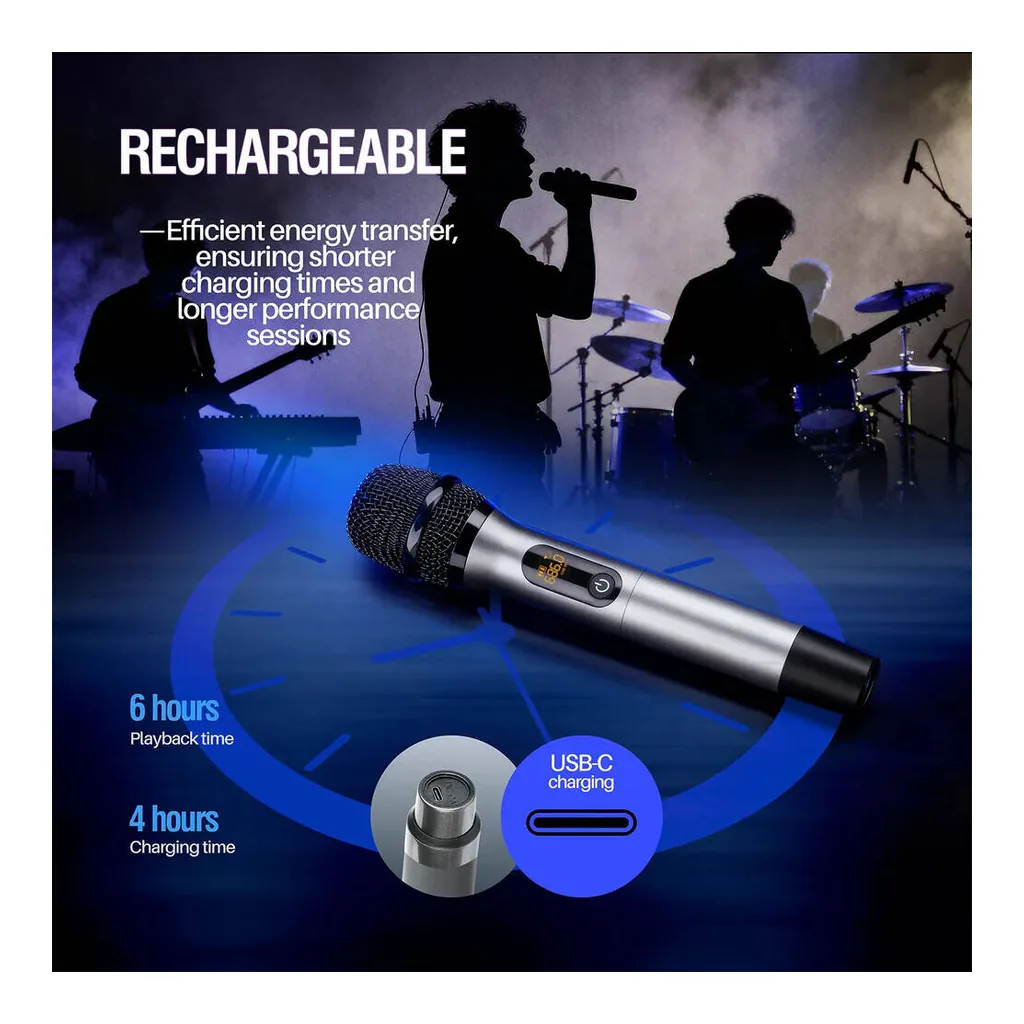 6cb0409e48633f96e6d1bdc3f4c83e09-hi.jpg MAGIC STAR Professional Wireless Microphone
