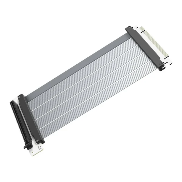 Cooler Master Riser Cable PCIe 5.0 x16, White | MCA-U000C-WPCI50-200 - Image 1 Cooler Master Riser Cable PCIe 5.0 x16, White | MCA-U000C-WPCI50-200