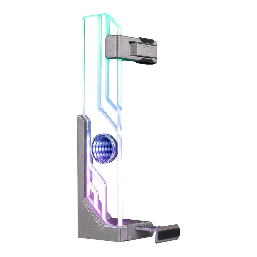 Cooler Master Atlas aRGB GPU Support Bracket, Silver Gray | MCA-U000R-AGSBTG-00 - Image 2 Cooler Master Atlas aRGB GPU Support Bracket, Silver Gray | MCA-U000R-AGSBTG-00