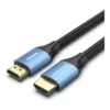 6ee5394135b25bd30ee37684863c3ce6-hi.jpg Vention HDMI Male to Male 4K HD Cable, 18Gbps 4K@60Hz 3D, Video Return HDCP 2.2, HDMI Audio Cable Switch Splitter for TV HDMI Splitter Video Cord, 5 Meter Length, ALH Series, Blue