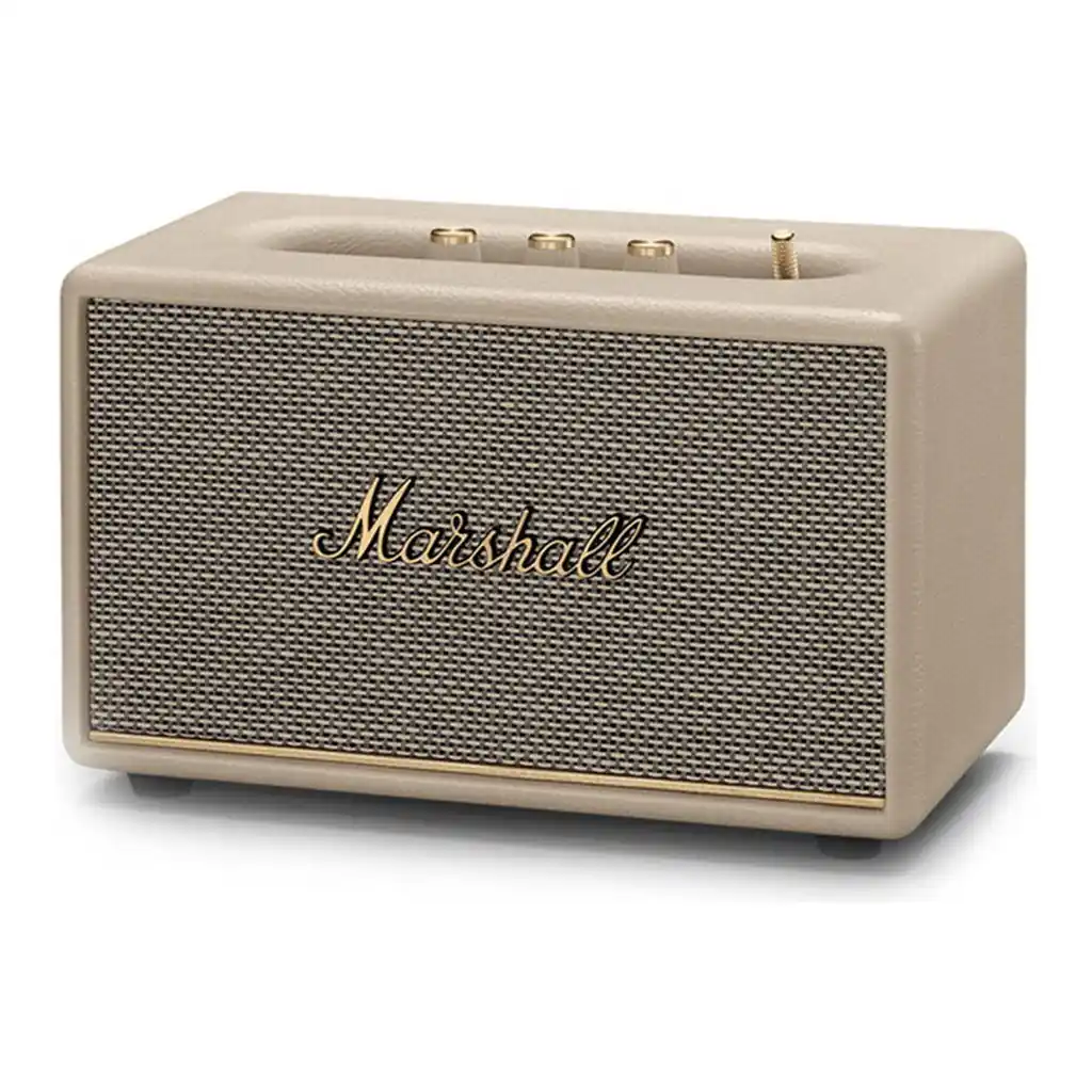 7057316f0ee7f35d69d96d21f7629587-hi.jpg Marshall Acton III Bluetooth Speaker, Room-filling Sound, 45 20,000 Hz Frequency, Adjustable Bass &Treble Controls, Bluetooth 5.2, 3.5mm Input, 10m Range, Cream