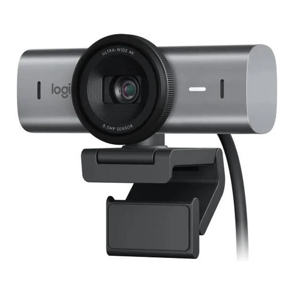 712a6e207011baca7e6c228b2c8fab67-hi.jpg Logitech MX Brio 705 Business Webcam, 4K Video Quality, Right Sight Auto-Framing, Show Mode, Dual Beamforming Mics, Integrated Privacy Shutter, USB-C, 1.5m Cable Length, Gray