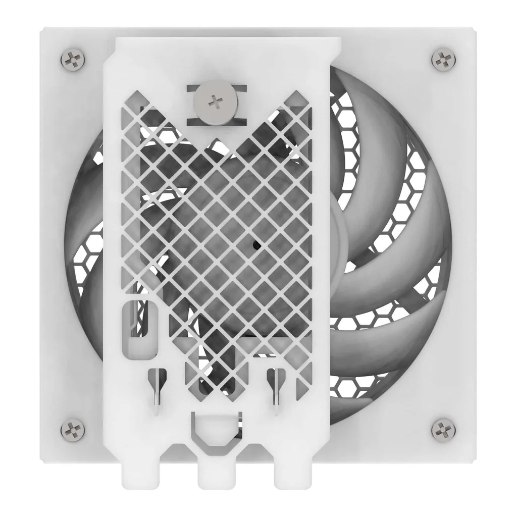 SilverStone FDP02 External Cooling Fan Adapter Bracket, White | SST-FDP02W - Image 3 SilverStone FDP02 External Cooling Fan Adapter Bracket, White | SST-FDP02W