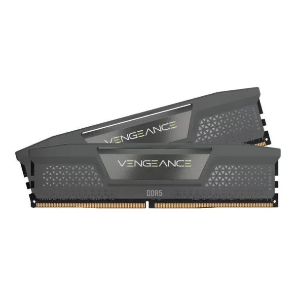 Corsair VENGEANCE 32GB (2x 16GB) DDR5 DRAM Desktop Memory, 6000 MHz Tested Speed, CL38 Latency, AMD EXPO & Intel XMP Compatible, 288-Pin, Gray | CMK32GX5M2D6000Z38 - Image 1 Corsair VENGEANCE 32GB (2x 16GB) DDR5 DRAM Desktop Memory, 6000 MHz Tested Speed, CL38 Latency, AMD EXPO & Intel XMP Compatible, 288-Pin, Gray | CMK32GX5M2D6000Z38 - Image 1