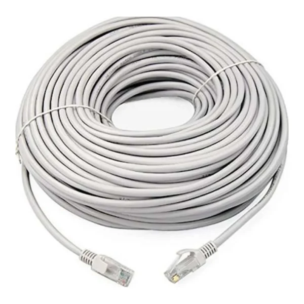 72fefe4a8c7b4a625231b53895ec0228-hi.jpg Genuine 50 meters RJ45 Cat6 UTP PVC Patch Cord Ethernet Cables (Gray)