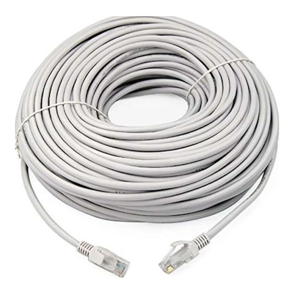 72fefe4a8c7b4a625231b53895ec0228-hi.jpg Genuine 50 meters RJ45 Cat6 UTP PVC Patch Cord Ethernet Cables (Gray)