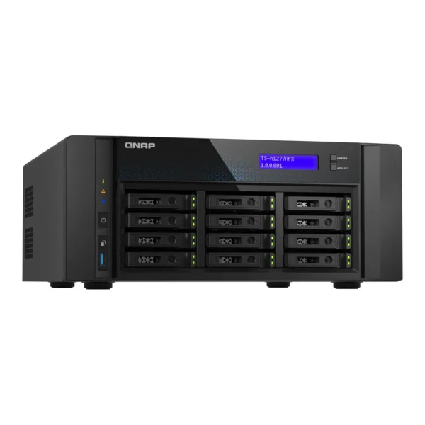 7407eb7d770545457b75661f0f555c6f-hi.jpg QNAP TS-h1277AFX All-Flash Desktop NAS, 12-Bay, AMD Ryzen 7 9000 8-Core, 32GB DDR5 ECC, 2x 10GbE, 2x 2.5GbE, 3x PCIe Gen 4, USB 3.2, HDMI, QuTS Hero, 192GB Max | TS-H1277AFX-R7-32G