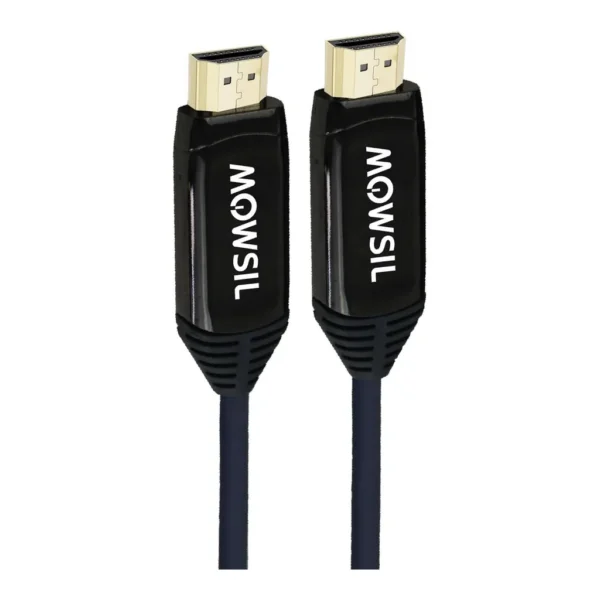 743003287ffdaaa286eb31a7a60248e7-hi.jpg MOWSIL Active Optical Fiber Cable (AOC) 4K@60Hz 25Mtr, 18Gbps High Speed, UHD 4K HDMI 2.0 Cord, Hybrid Fiber/Copper, 24K Gold Plated Connectors, 25 Meter | MOAC25