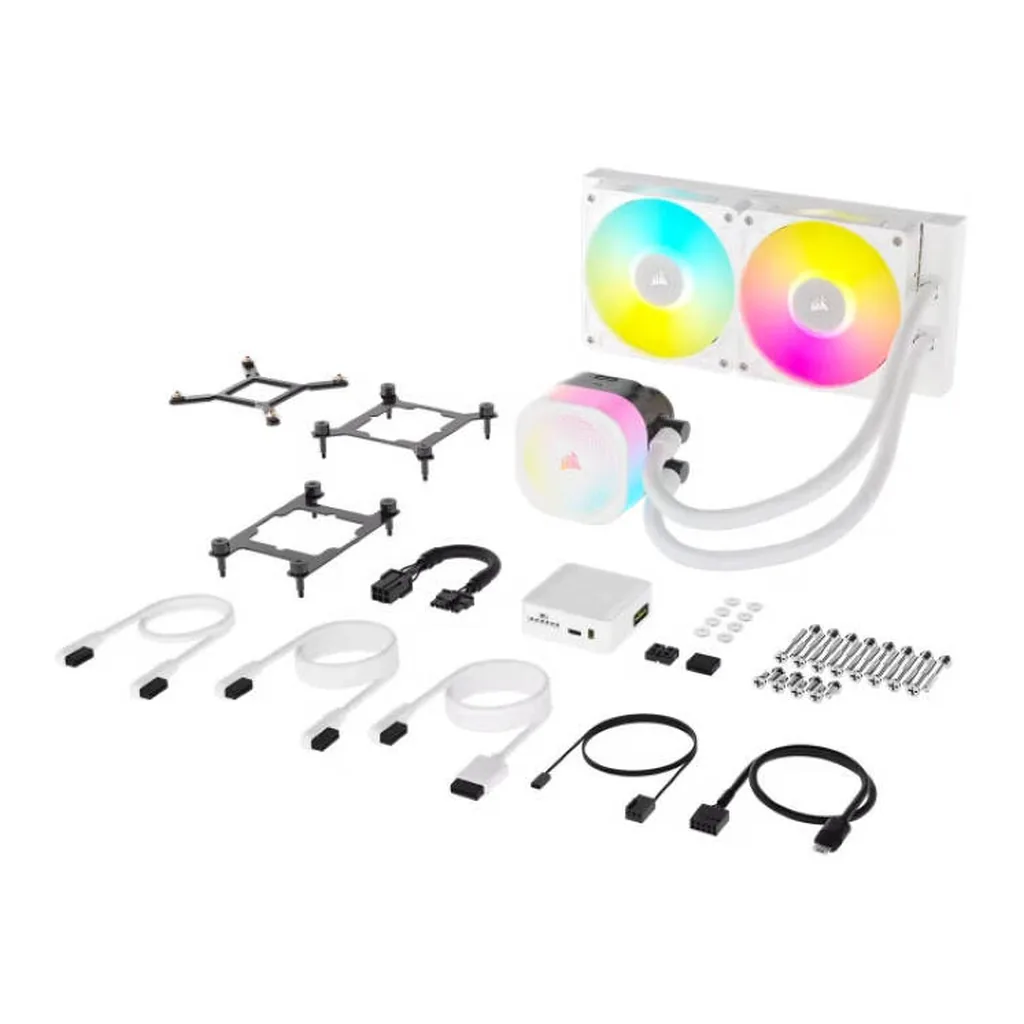 Corsair iCUE LINK TITAN 240 RX RGB AIO Liquid CPU Cooler, White | CW-9061020-WW - Image 9 Corsair iCUE LINK TITAN 240 RX RGB AIO Liquid CPU Cooler, White | CW-9061020-WW
