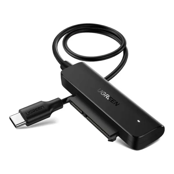 753558b1541c005980ce9cb7d64acf16-hi.jpg UGREEN CM321 SATA To USB 3.0 Adapter, Hard Drive Cable, External Disk Reader, 2.5 SSD To HDD, Up To 5Gbps Transfer Speeds, UASP Connector, For PC, Laptop, Desktop | 70610