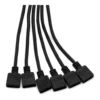 EKWB EK-D-RGB 6-way Splitter Cable, Black | 3831109821879 - Image 2 EKWB EK-D-RGB 6-way Splitter Cable, Black | 3831109821879