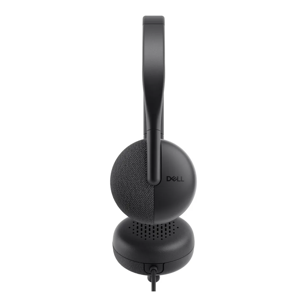 76f48ba4901a85b15f2eebf6df723efc-hi.jpg Dell WH3024 Wired On-Ear Headset, 28mm Speaker Size, Passive Noise Cancellation, Uni-Directional, AI Beam Forming, 2m Cable Length, USB Type-C Wired, Black