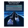 77836fb136bf18adf427b7d6b0af416e-hi.jpg UGREEN 10 Meter Cat 8 Ethernet Cable, Gigabit Network Cable, High-Speed 40Gbps, 2000MHz RJ45 Internet, Braided Double Shielded, Compatible With Gaming Switch, PS4, PS5, PC, Router, TV, Xbox