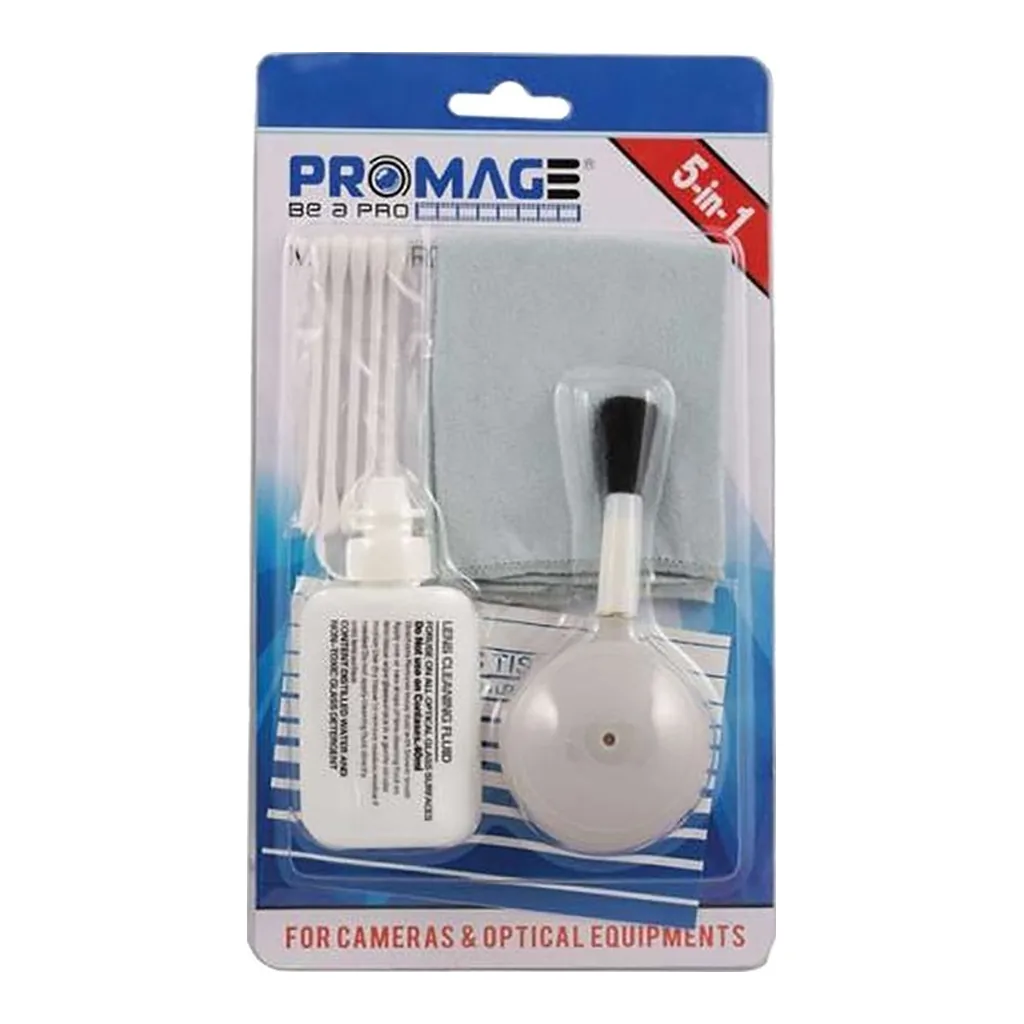 Promage PM114 5-in-1 Cleaning Kit For Cameras/Optical Equipments - White | AWP-6128 - Image 2 Promage PM114 5-in-1 Cleaning Kit For Cameras/Optical Equipments - White | AWP-6128
