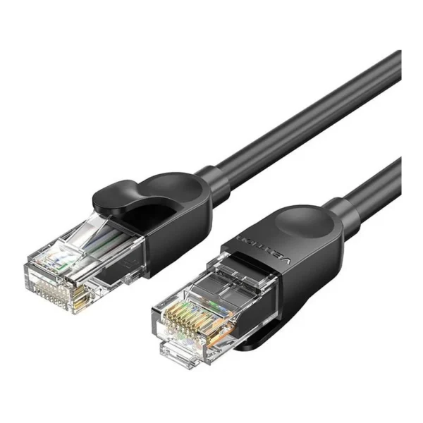 787ecce2c46f155b6688e23216b0aa08-hi.jpg Vention IBN Cat 6 UTP Ethernet Patch Cable, LSZH Jacket, 1Gbps Transmission Speed, Oxygen-Free Copper Conductor, 250MHz Bandwidth, Gold-Plated Connector, 3m Cable Length, Black