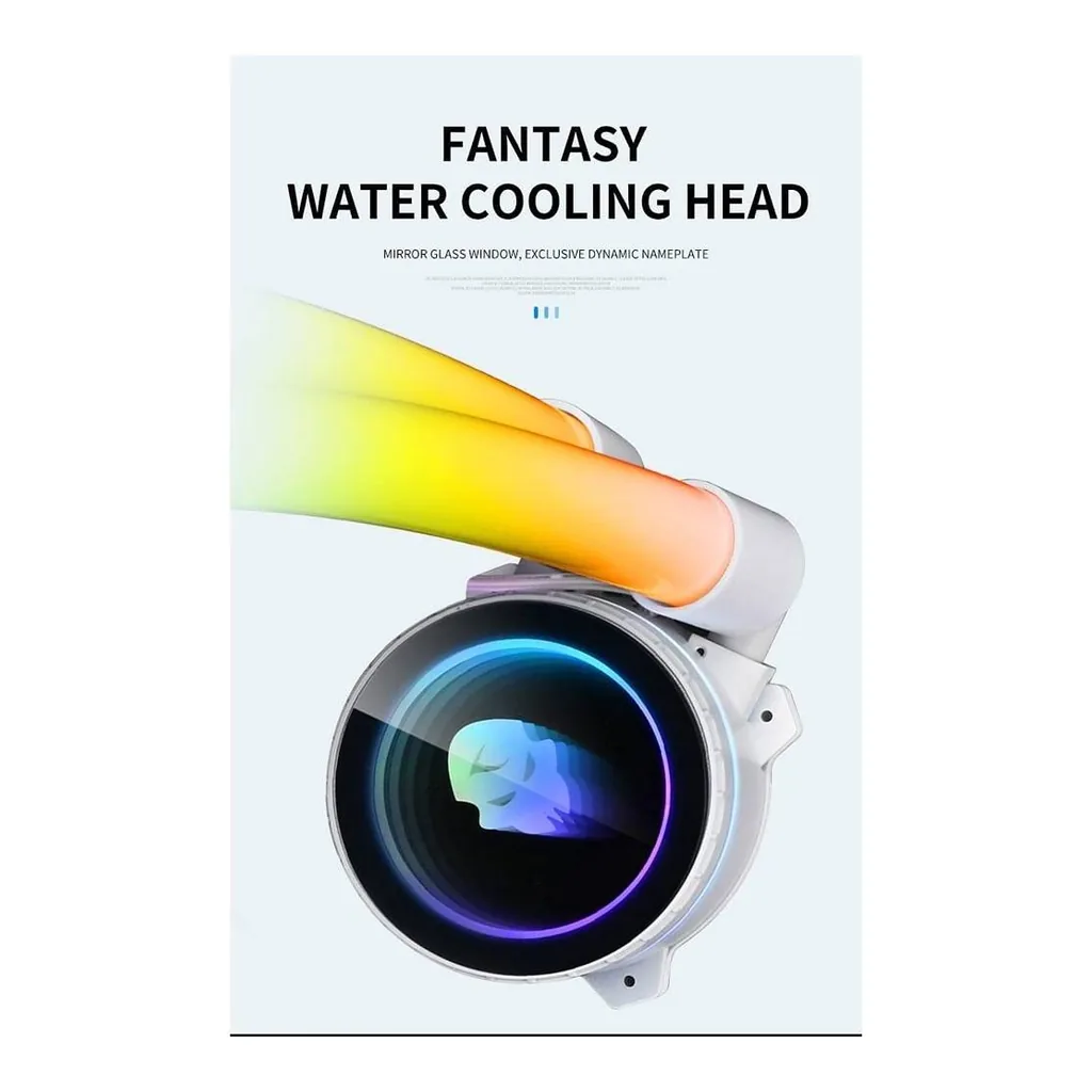 WJCoolMan Neon Mirror Cooler RGB CPU Cooler, Black | WJ-NEONMIRROR-B - Image 5 WJCoolMan Neon Mirror Cooler RGB CPU Cooler, Black | WJ-NEONMIRROR-B
