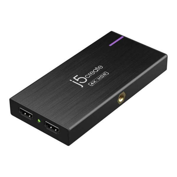 j5create JVA14 4K Game Capture Station, USB-C, 4K30 Capture and 4K60 HDR Passthrough - Image 1 j5create JVA14 4K Game Capture Station, USB-C, 4K30 Capture and 4K60 HDR Passthrough