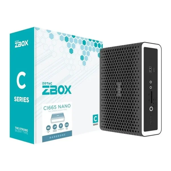 ZOTAC ZBOX CI665 Nano Core i7-1165G7 Barebone Mini PC | ZBOX-CI665NANO-BE - Image 1 ZOTAC ZBOX CI665 Nano Core i7-1165G7 Barebone Mini PC | ZBOX-CI665NANO-BE