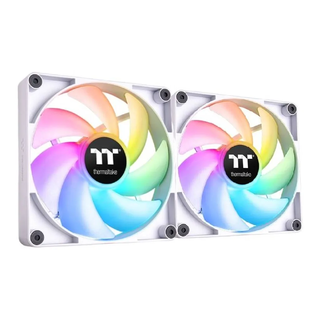 Thermaltake CT140 ARGB Sync PC Cooling Fan, White | CL-F154-PL14SW-A - Image 1 Thermaltake CT140 ARGB Sync PC Cooling Fan, White | CL-F154-PL14SW-A