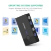 7a4d5d2f966d1c558286b52b0f6bc6bf-hi.jpg Ugreen 2 In 1 Out USB VGA KVM Switch / Video Sharing Adapter, Control 2 PC on 1 Monitor, Stable Data Transmission, One Button to Switch, Black | 30357