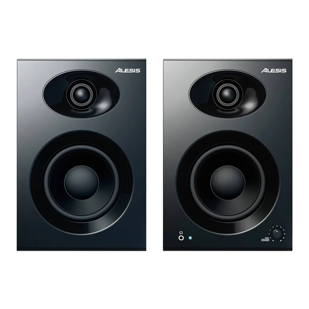 7b369a83adf9cf21949f271446e9353a-hi.jpg Alesis Elevate 4 Powered Desktop Studio Speakers, 4" (10.2 cm) Woofer LF Driver, 1" (2.5 cm) Silk-Dome Tweeter HF Driver, Black