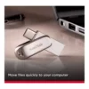 7d47fd393a336c5d903c529df4db38d3-hi.jpg SanDisk 64GB Ultra Dual Drive Luxe USB Type-C - Silver | SDDDC4-064G-G46