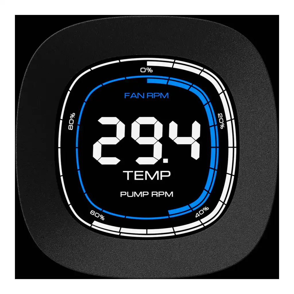 GAMDIAS Chione M4-240 Elite Cooling Power, Black - Image 9 GAMDIAS Chione M4-240 Elite Cooling Power, Black