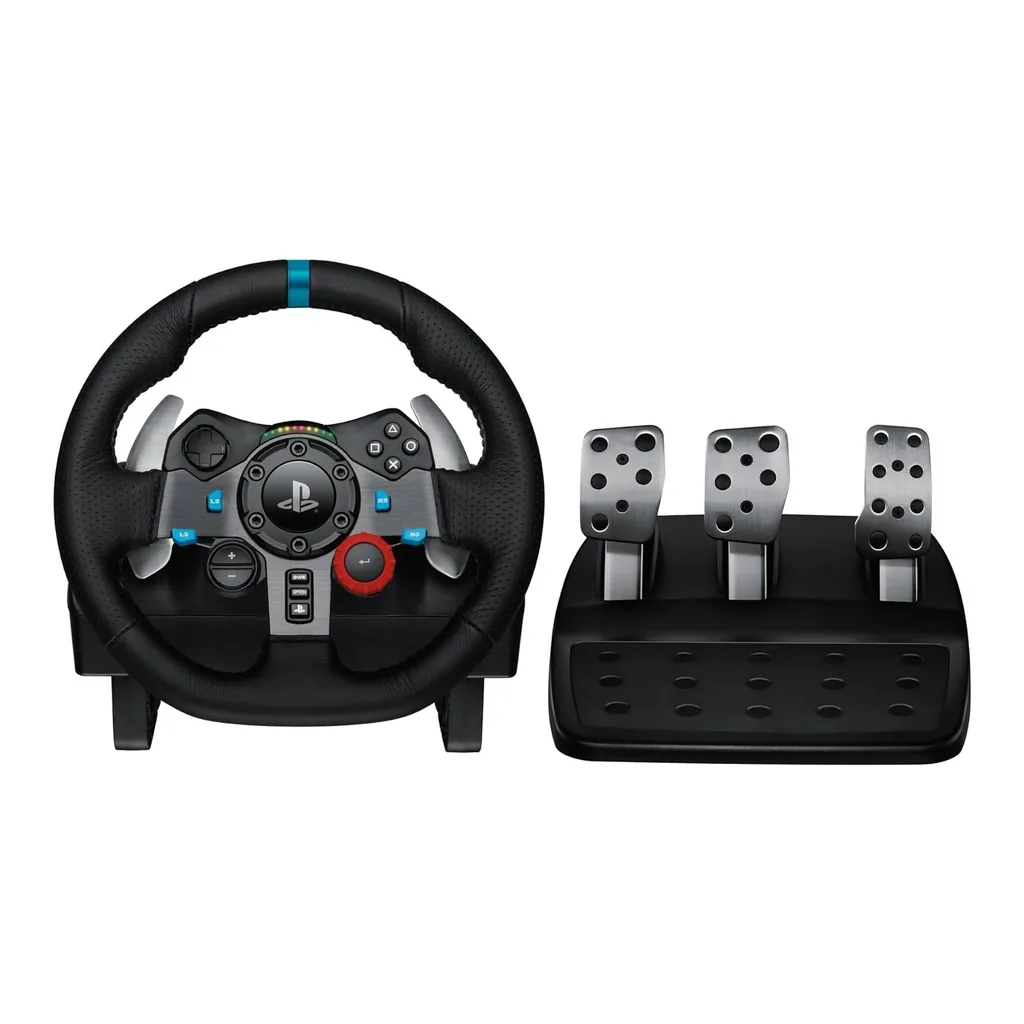 7eab7772a77e25a3d003f0f92579d1af-hi.jpg Logitech G29 Driving Force Racing Wheel and Floor Pedals, Real Force Feedback, Stainless Steel Paddle Shifters, Leather Steering Wheel Cover for PS5, PS4, PC, Mac - Black |