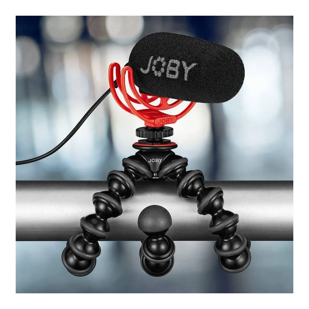 7f8b20fe5d25120e5fe64d7c57e4fa33-hi.jpg JOBY Wavo On Camera Vlogging Compact Microphone Super Cardioid Pattern with Rycote Duo Lyre for Smartphone