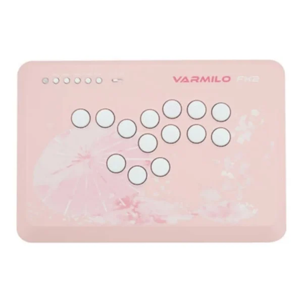 80663b92e11b5113f4151d42418c7407-hi.jpg Varmilo FK2 Fighting Game keyboard with World's First CHERRY MX Inductive Silver Switches, Rapid Triggers, Lever less Controller, Reliable and Durable, Sakura
