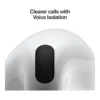 821fd7604a9243683b68f44a5ed3d92e-hi.jpg Apple Airpods 4, Spatial Audio W/ Dynamic Head Tracking, H2 Chip, Voice Isolation, Force Sensor, IP54 Dust, Sweat, & Water Resistant, Up to 30 Hours of Playback, USB-C Charging Case, White