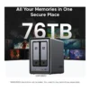 82519233e262c1a8efae26d1c74f5e29-hi.jpg UGREEN NASync DXP2800 2-Bay Desktop NAS, Intel 12th Gen N100, 76TB Massive Storage, 2x M.2 Slots, JBOD/Basic/RAID0/RAID1, 4K HDMI, Diskless | DXP2800