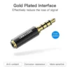 8320ea76b0c385232fdaddd7bdca3c00-hi.jpg Vention CTIA to OMTP 3.5mm Audio Adapter, Gold Plated Interface, High Quality Sound, Transmits Stereo Audio, Brown | VAB-S06