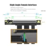 GLOTRENDS 200mm PCIe 5.0 Riser Cable, Black | PCIE50-X16-200mm-0090D - Image 2 GLOTRENDS 200mm PCIe 5.0 Riser Cable, Black | PCIE50-X16-200mm-0090D