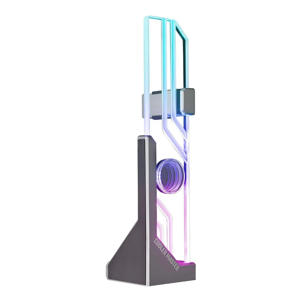 Cooler Master Atlas aRGB GPU Support Bracket, Silver Gray | MCA-U000R-AGSBTG-00 - Image 3 Cooler Master Atlas aRGB GPU Support Bracket, Silver Gray | MCA-U000R-AGSBTG-00