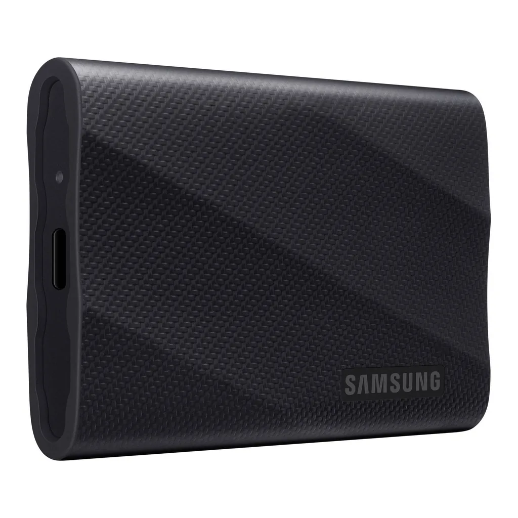 83f1ba56d8b40f5eaf458faf95753064-hi.jpg Samsung 4TB T9 USB-C 3.2 Gen 2x2 Portable SSD, Up to 2000 MB/s Sequential Read Speed & 2000 MB/s Seq Write Speed, PCIe NVMe Technology, 256-Bit AES, Universal Compatibility, Black | MU-PG4T0B/WW