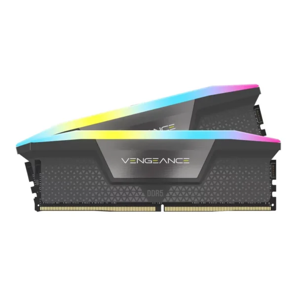 Corsair VENGEANCE RGB 64GB (2x32GB) DDR5 288-Pin Dual Channel Desktop Memory Kit, 5600 MHz Tested Speed, 40-44-44-90 Latency, AMD EXPO & Intel XMP 3.0 Chipset | CMH64GX5M2D5600Z40 - Image 1 Corsair VENGEANCE RGB 64GB (2x32GB) DDR5 288-Pin Dual Channel Desktop Memory Kit, 5600 MHz Tested Speed, 40-44-44-90 Latency, AMD EXPO & Intel XMP 3.0 Chipset | CMH64GX5M2D5600Z40 - Image 1