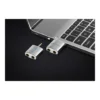 85484a3a171baea07e56f57d4de81003-hi.jpg Vention 4 Pole 3.5mm Male to 2x3.5mm Female Audio Splitter Adapter, With Separated Audio & Microphone Port, Silver | BDBW0