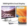 866f32308cdb9a156ef2d3aa98d687e9-hi.jpg UGREEN 7 in 1 USB C Multifunctional Adapter, 2x HDMI, 2x USB A 3.0, 2x USB A 2.0 & 100W PD Hub Dock Multi Port, High Speed Data Transfer, Gray | 35897