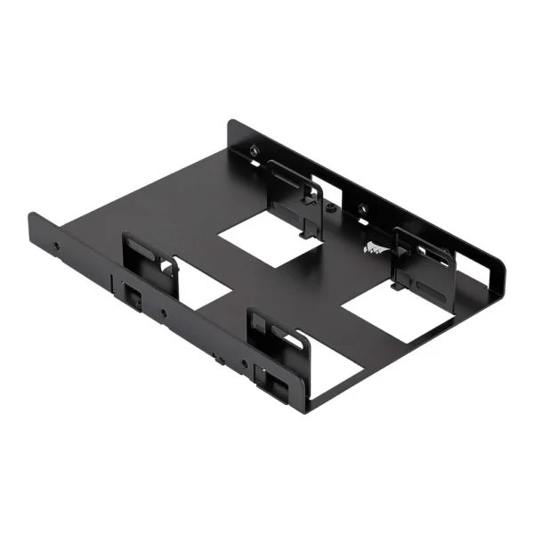 Corsair Dual 2.5" to 3.5" Drive Mounting Bracket, Black | CSSD-BRKT2 - Image 1 Corsair Dual 2.5" to 3.5" Drive Mounting Bracket, Black | CSSD-BRKT2