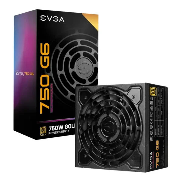 8738c392951e0dd79d81919cab823aeb-hi.jpg Evga Supernova 750 G6 Fully Modular Power Supply, 80 Plus Gold 750W, Eco Mode with FDB Fan, Includes Power ON Self Tester, Compact 140mm Size, 100 - 240 V 50/60 Hz | 220-G6-0750-X3