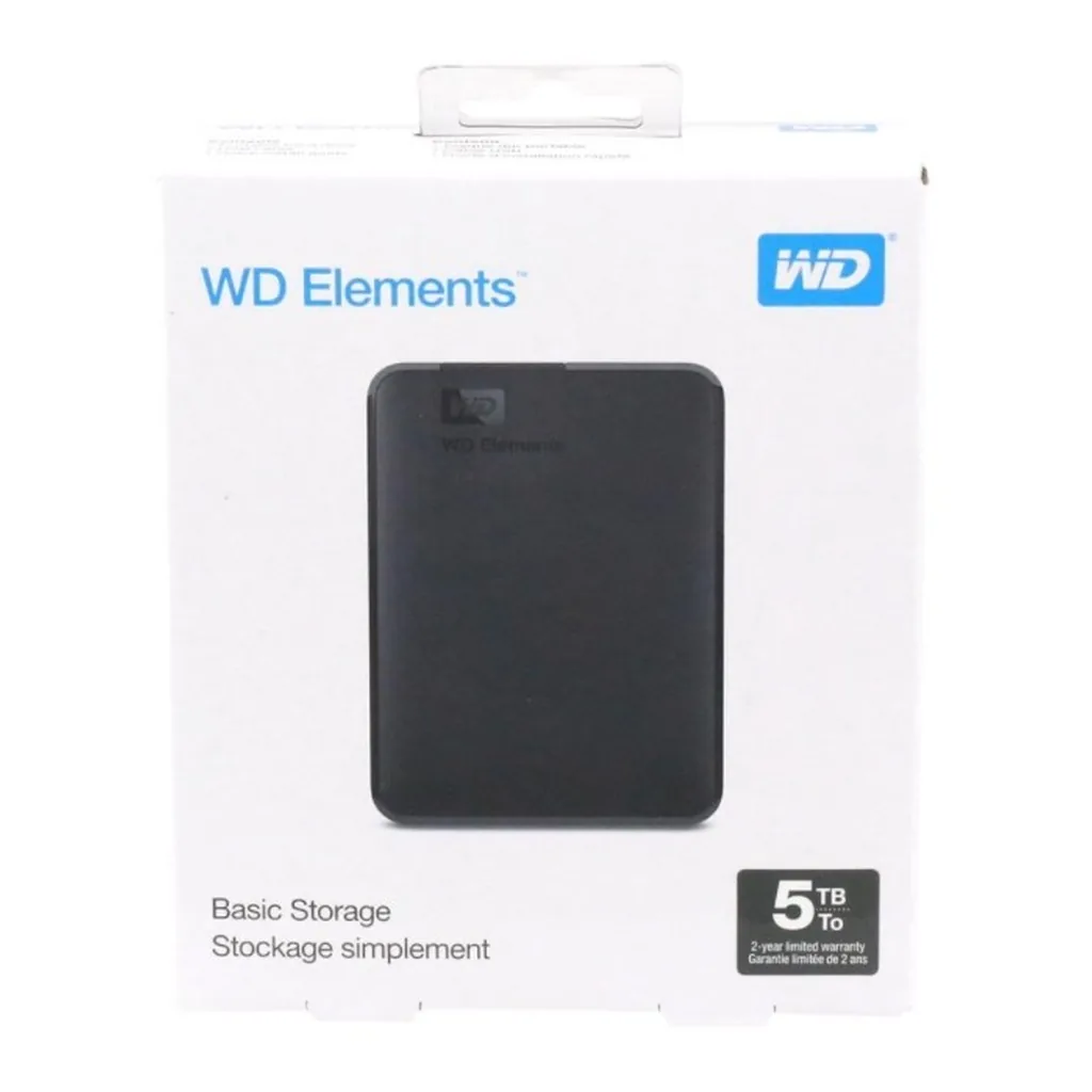 883ee2169783de9c6203e72b4c3a79a7-hi.jpg Western Digital 5TB Elements Portable External Hard Drive, Micro-USB 3.0 Interface, Fast Data Transfers, Improve PC Performance, Includes Micro-USB to USB Type-A Cable | WDBU6Y0050BBK-WESN