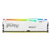 Kingston Fury Beast RGB 16GB DDR5 Desktop Memory Kit, 5600MT/s Memory Speed, CL40 CAS Latency, 288-Pin Kit, Intel XMP 3.0, White | KF556C40BWA-16 - Image 2 Kingston Fury Beast RGB 16GB DDR5 Desktop Memory Kit, 5600MT/s Memory Speed, CL40 CAS Latency, 288-Pin Kit, Intel XMP 3.0, White | KF556C40BWA-16 - Image 2
